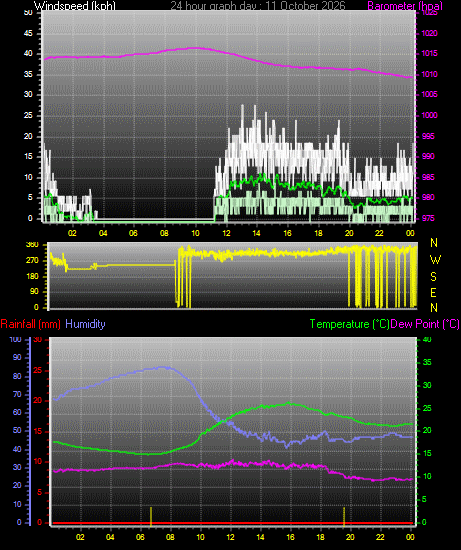 24 Hour Graph for Day 11